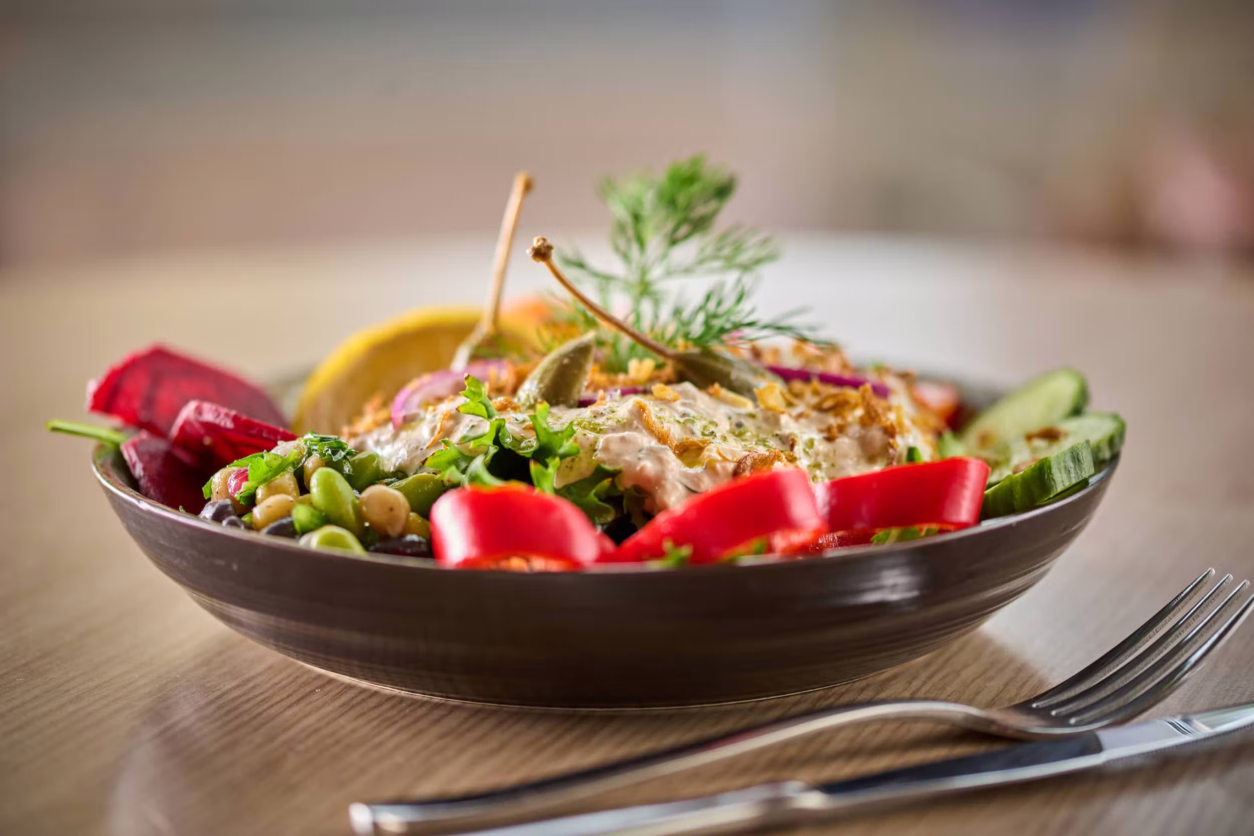Tunarøre salat